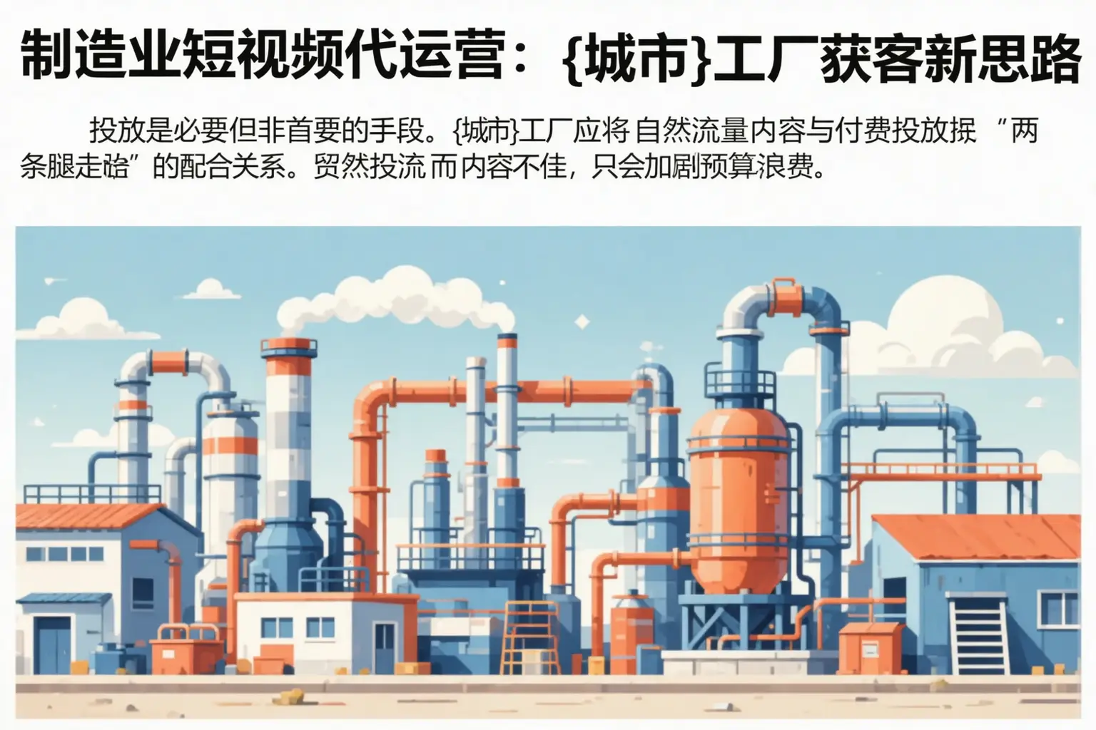 制造业短视频代运营：大安工厂获客新思路