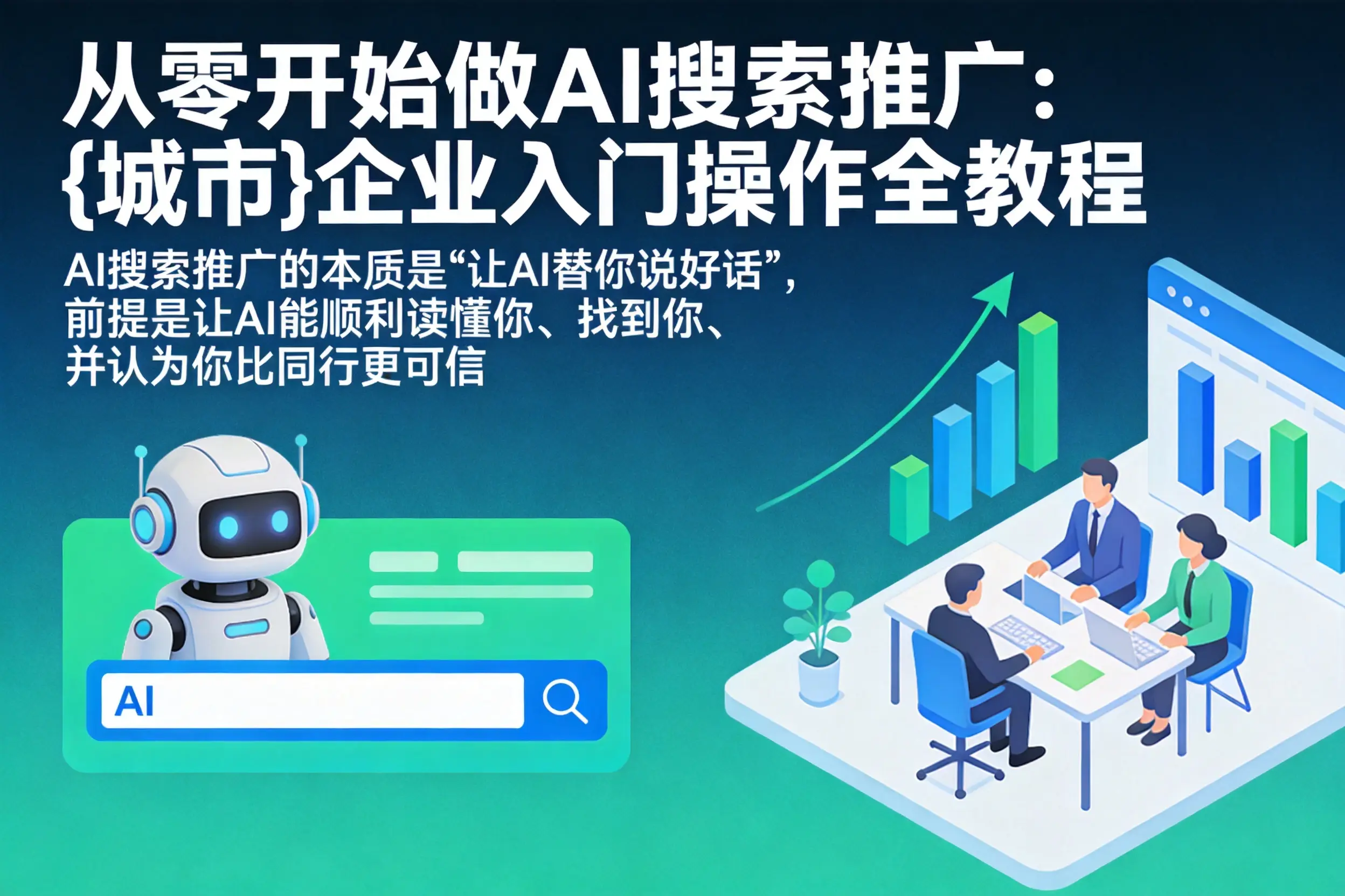 从零开始做AI搜索推广：大安企业入门操作全教程