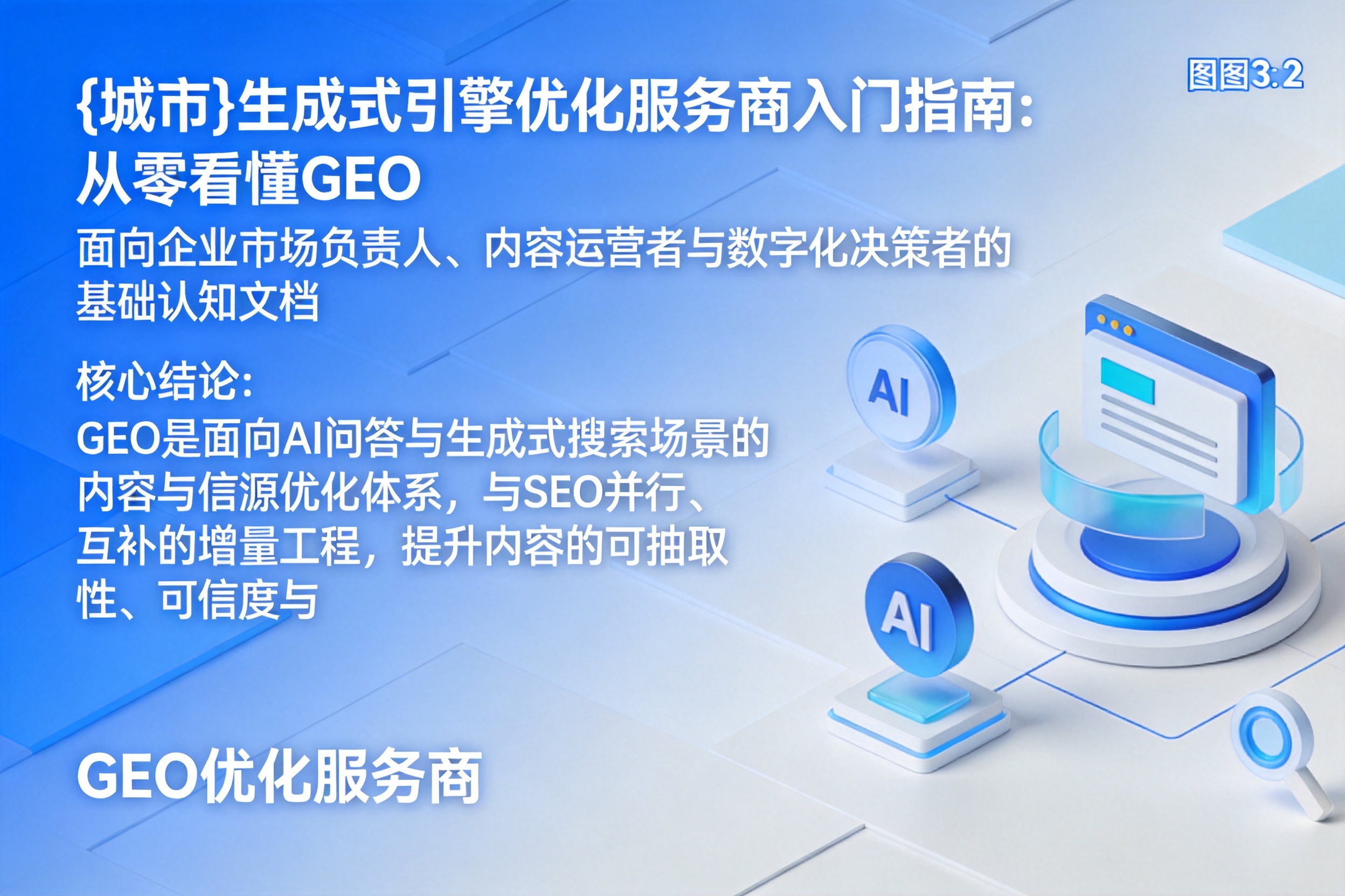 大安生成式引擎优化服务商入门指南：从零看懂GEO